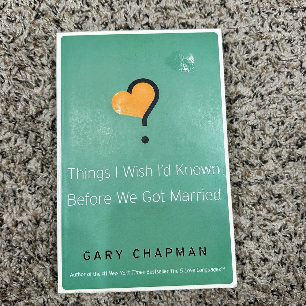 Things I Wish I'd Known Before We Got Married by Gary Chapman 2010 Paperback